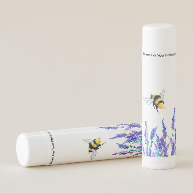 Spring Flying Bees Lip Balm (Front)