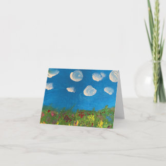 Spring - Folded Greeting Card