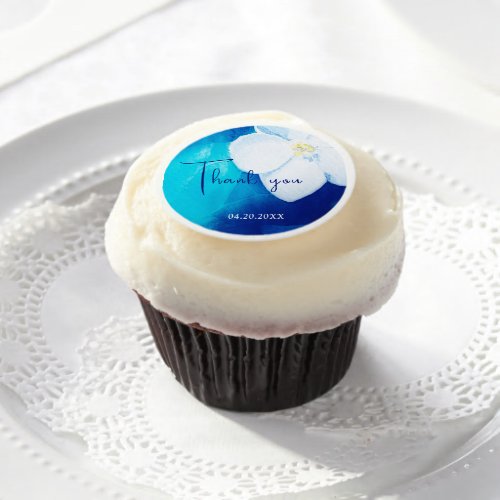 Spring Fondness Wedding Edible Frosting Rounds