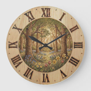 Spring Forest - Wall Clock