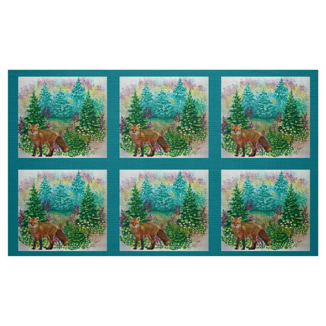Spring Fox Fabric (Fat Quarter)