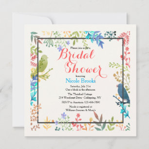 Spring Frame Invitation