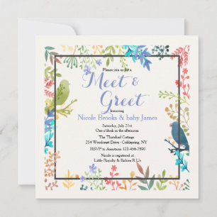 Spring Frame Meet & Greet Invitation