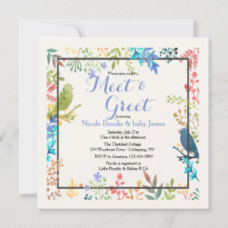 Spring Frame Meet & Greet Invitation