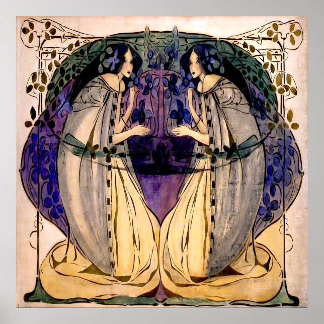 Spring - Frances MacDonald Poster (Front)