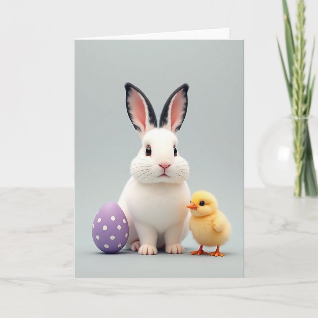 Spring Friends Cute Card (Front)