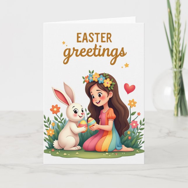Spring Friends Egg Exchange Card (Front)