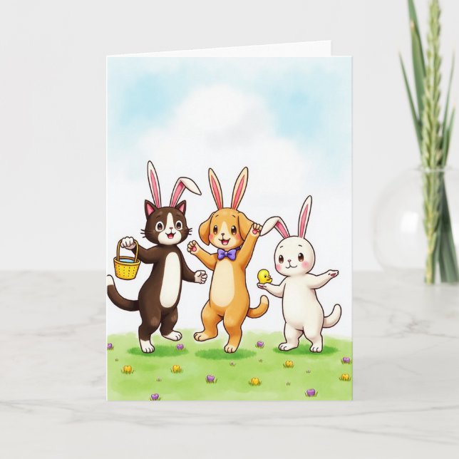 Spring Friends Fun Day Card (Front)