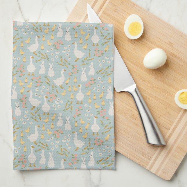 Spring Friends Kitchen Towel (Quarter Fold)