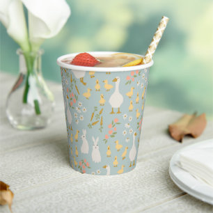 Spring Friends Paper Cups