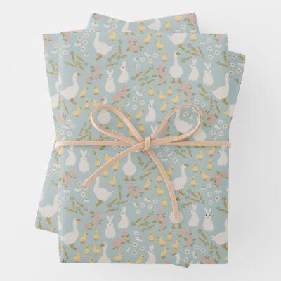 Spring Friends Wrapping Paper Sheets
