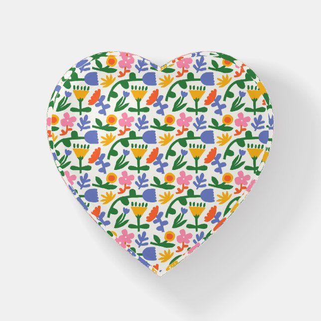 Spring Fun Floral Paperweight (Front)
