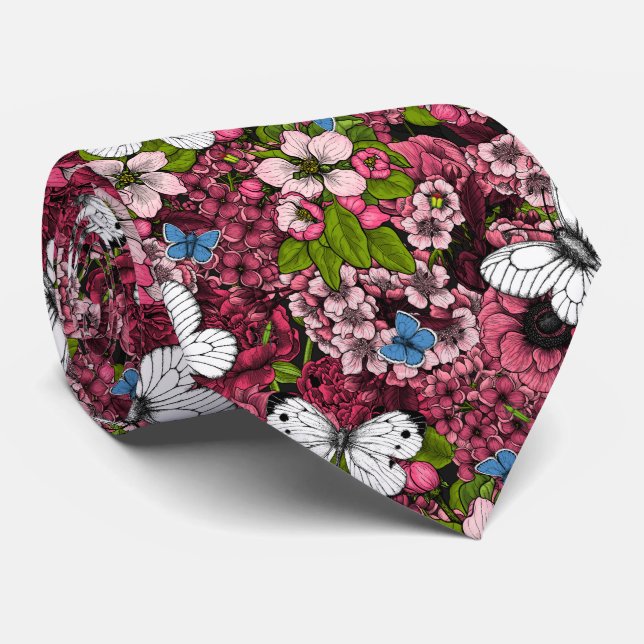 Spring garden 2 neck tie (Rolled)