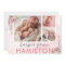 Spring Garden Baby Girl Photo Birth Announcement