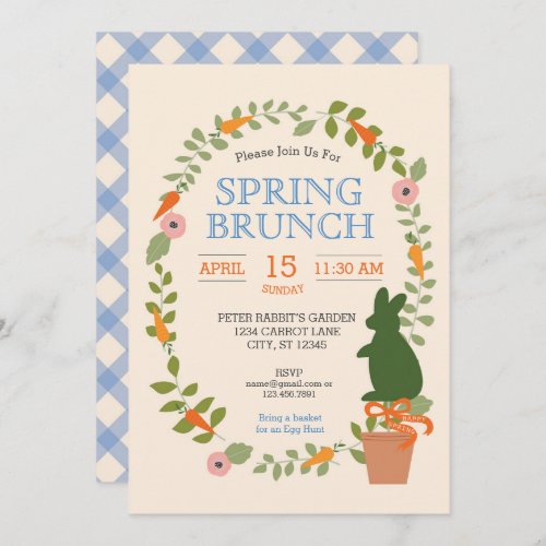 Spring Garden Brunch Invitation