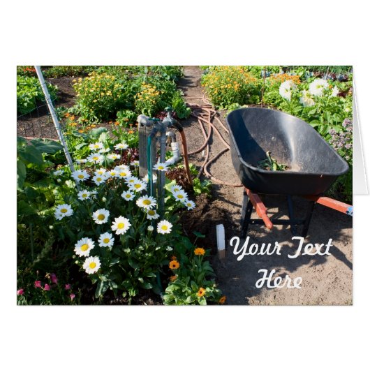 Spring Garden Card (Front Horizontal)