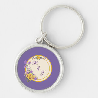 Spring Garden Collection Cream Keychain