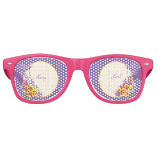 Spring Garden Collection Cream Retro Sunglasses