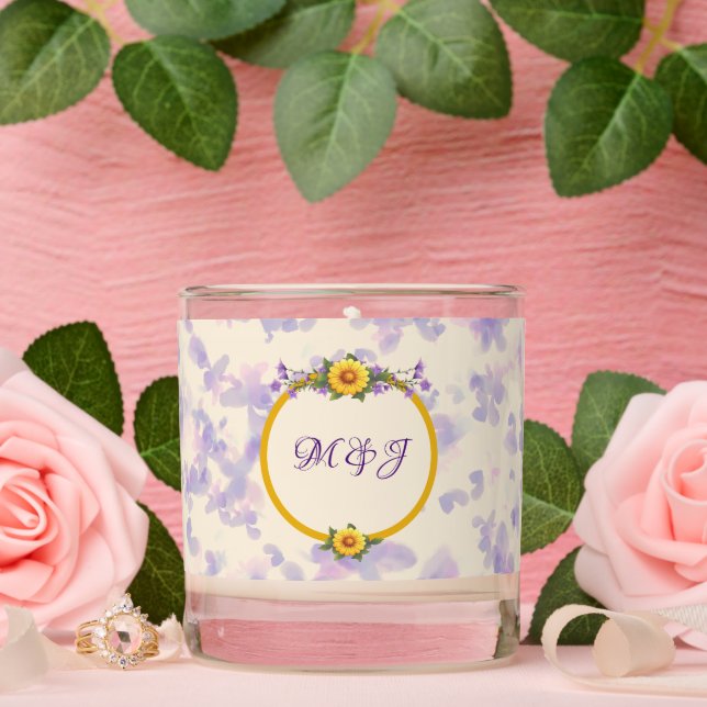 Spring Garden Collection Cream Scented Candle (Wedding)