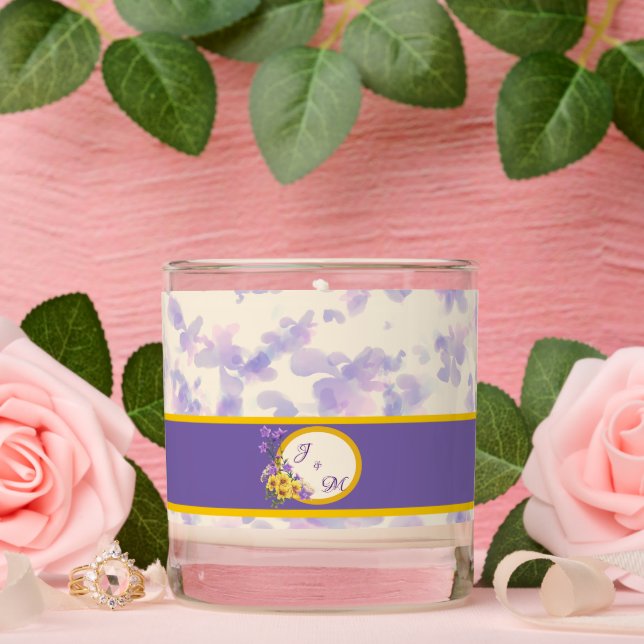 Spring Garden Collection Cream Scented Candle (Wedding)