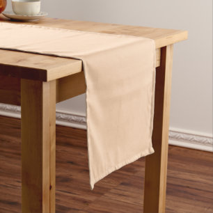 Spring Garden Delight Collections Soft Peach Short Table Runner