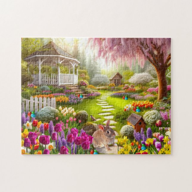 Spring Garden / East Eggs  Jigsaw Puzzle (Horizontal)