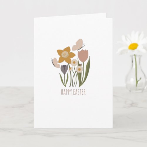 Spring Garden Easter Card