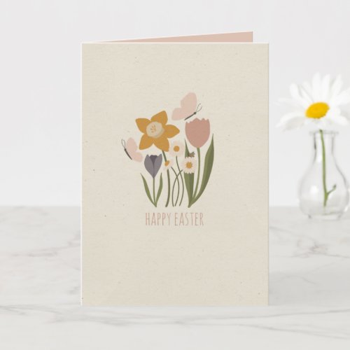 Spring Garden Easter Card