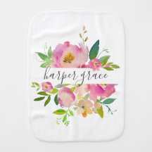 Spring Garden Floral Monogram