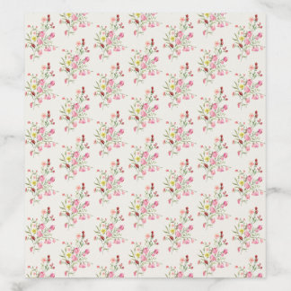 spring garden floral wedding bridal shower envelope liner