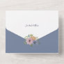 Spring Garden Flowers Watercolor Hand-painted All In One Invitation
