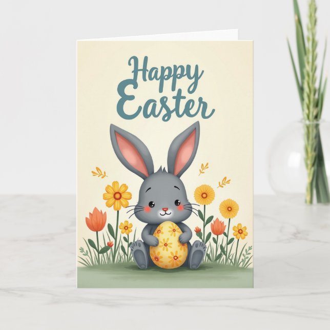 Spring Garden Friend Greeting Card (Front)