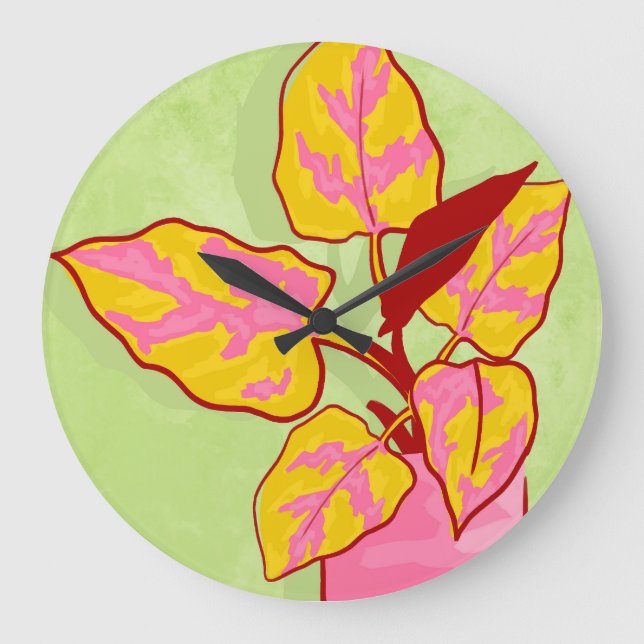 Spring Garden Large Clock (Front)