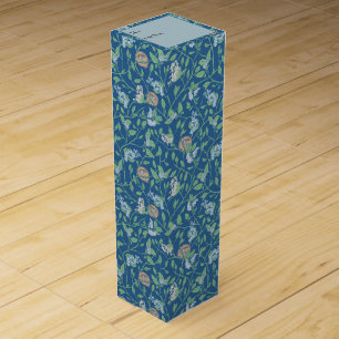 Spring Garden Mother Day Robin Nest Queen Ann Lace Wine Box