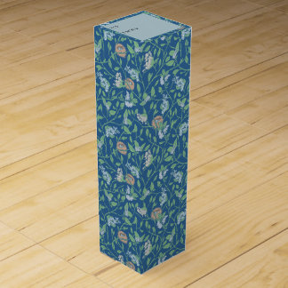 Spring Garden Mother Day Robin Nest Queen Ann Lace Wine Box