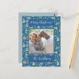 Spring Garden Mother Day Robin Nest QueenAnn Photo Postcard