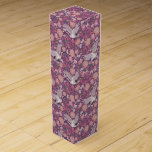 Spring Garden Mother's Day Asian Crane Chinese Wine Box<br><div class="desc">Enjoy this lovely Victorian garden pattern. This vintage design features a beautiful spring garden featuring beautiful cranes flying in a garden of reds, pinks, and peach mums and other lovely flowers. The subtle color scheme works well with a vintage- or Victorian-style wedding, bridal shower, birthday, Easter, Mother's Day, and Christmas...</div>