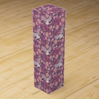 Spring Garden Mother's Day Asian Crane Chinese Wine Box