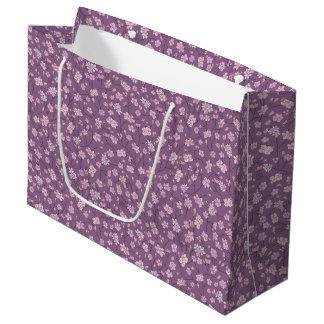 Spring Garden Mother's Day Asian Flowers Japanese Large Gift Bag