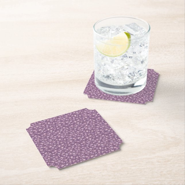 Spring Garden Mother's Day Asian Flowers Japanese Paper Coaster (Insitu)