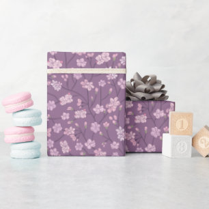 Spring Garden Mother's Day Asian Flowers Japanese Wrapping Paper