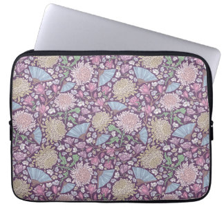 Spring Garden Mother's Day Chrysanthemum Mum Japan Laptop Sleeve