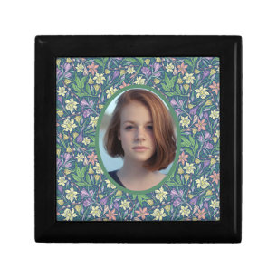 Spring Garden Mother's Day Daffodils Crocus Photo Gift Box