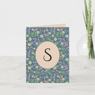 Spring Garden Mother's Day Daffodils Crocuses Note Card