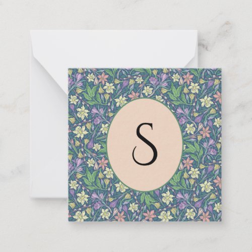 Spring Garden Mothers Day Daffodils Crocuses Note Card