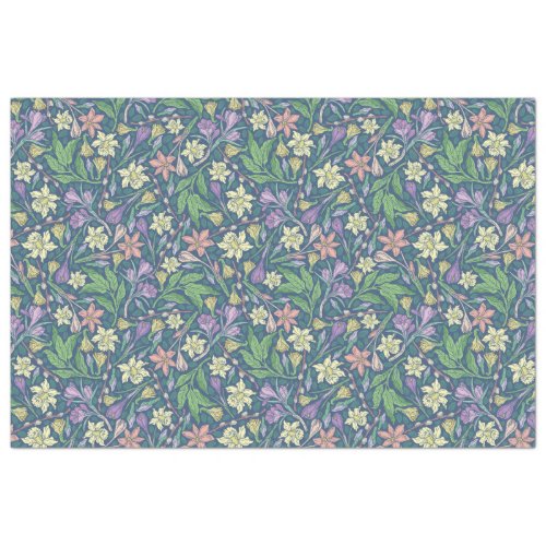 Spring Garden Mothers Day Daffodils Crocuses Tissue Paper