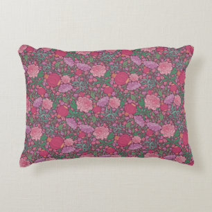 Spring Garden Mother's Day Japanese Paper Lanterns Accent Pillow