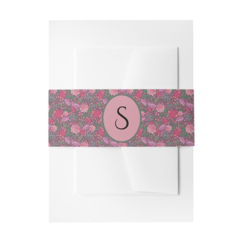 Spring Garden Mothers Day Japanese Paper Lanterns Invitation Belly Band