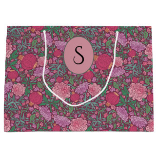 Spring Garden Mother's Day Japanese Paper Lanterns Large Gift Bag