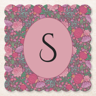 Spring Garden Mother's Day Japanese Paper Lanterns Paper Coaster